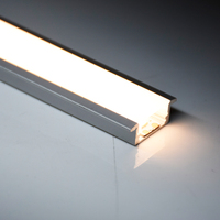 Profilé LED en aluminium encastrable 1708A de qualité supérieure pour ruban LED