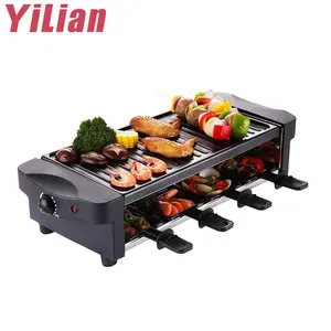Indoor Home Elektrische Barbecue Plancha Grill Japanse Tafel Top Kebab Raclette Grill