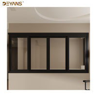 Fenêtre fixe intérieure sur mesure en aluminium pour salon, double vitrage Low-E, vente en gros