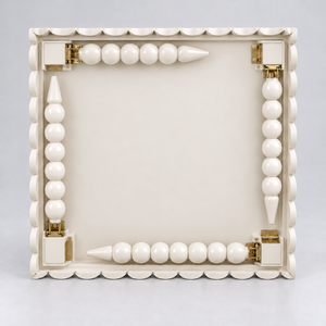 Mesa de Mahjong Plegable de Madera Sólida de 36 Pulgadas para 4 Jugadores con Borde Festoneado y Superficie de Juego Suave - Product Image 2
