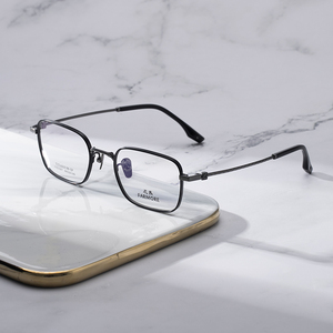 FARMORE, gafas ópticas para hombres y mujeres, montura de gafas ligera <span class=keywords><strong>Retro</strong></span> de titanio, gafas Titan, gafas de Metal FM21007 - Product Image 4