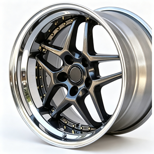 Jantes forgées sur mesure JWYC, 18-22 pouces, jantes de voiture, concaves profondes, chromées, 3 pièces - Product Image 3