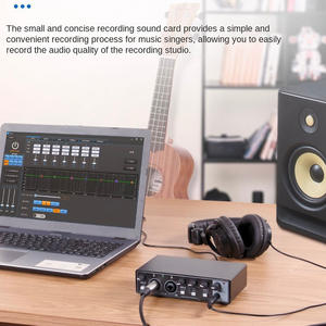 <span class=keywords><strong>Carte</strong></span> <span class=keywords><strong>Son</strong></span> Professionnelle avec Monitoring <span class=keywords><strong>pour</strong></span> Enregistrement Live de <span class=keywords><strong>Guitare</strong></span> Électrique et Chant en Studio - Product Image 2