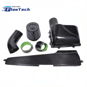 ระบบกรองอากาศเย็น FlowTech คาร์บอนไฟเบอร์ พร้อมกรองแบบกรวย สำหรับ VW Golf MK7 R GTI Audi S3 8V EA888 2.0T – ช่องลมเข้าขนาด 4 นิ้ว แบบไหลเวียนสูง - Product Image 4