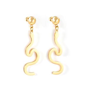 Boucles d'oreilles pendantes en acier inoxydable 316L, design bijoux, style africain exagéré, pour femmes - Product Image 5