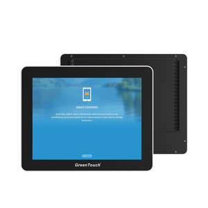 Màu Xanh lá cây cảm ứng 12.1 inch đa điểm điện dung hiển thị công nghiệp đóng khung cảm ứng màn hình Màn hình 1024x768 LCD cho doanh nghiệp - Product Image 1