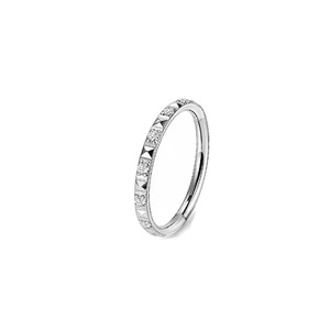 Titanium Heart <b>Opal</b> Diamond Nose <b>Ring</b> F136 Threadless Piercing Jewelry Multicolored Halo Nipple <b>Ring</b> Cross Piercing - Product Image 5