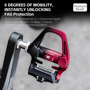 WEST BIKING Pedal <span class=keywords><strong>de</strong></span> bloqueo <span class=keywords><strong>de</strong></span> <span class=keywords><strong>bicicleta</strong></span> <span class=keywords><strong>de</strong></span> <span class=keywords><strong>eje</strong></span> <span class=keywords><strong>de</strong></span> titanio <span class=keywords><strong>de</strong></span> aleación <span class=keywords><strong>de</strong></span> aluminio Pedal <span class=keywords><strong>de</strong></span> ciclismo ajustable que ahorra trabajo para accesorios <span class=keywords><strong>de</strong></span> <span class=keywords><strong>bicicleta</strong></span> eléctrica - Product Image 2