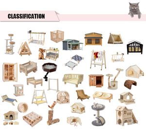 <span class=keywords><strong>Casetta</strong></span> <span class=keywords><strong>per</strong></span> Animali Domestici Golden Bear House, Lussuosa e Moderna in Legno, Resistente, Antiscivolo, Multifunzionale, Sicura <span class=keywords><strong>per</strong></span> Piccoli Animali, Cottage <span class=keywords><strong>per</strong></span> Criceti - Product Image 6