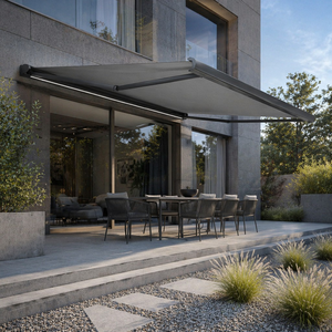 Auvent de terrasse motorisé de luxe <span class=keywords><strong>pour</strong></span> l'extérieur, <span class=keywords><strong>kit</strong></span> solaire à batterie rechargeable <span class=keywords><strong>pour</strong></span> cour résidentielle - Product Image 6