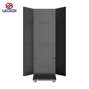 Lecede 2025 Hot Selling Portable Three <strong>Fold</strong> Movable Double Side <strong>Display</strong> <strong>Led</strong> Poster <strong>Display</strong> Screen Indoor HD For Exhibition Halls - Product Image 6