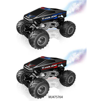Véhicule tout-terrain télécommandé 2,4 GHz avec fonction de pulvérisation et batterie, véhicule d'escalade tout-terrain