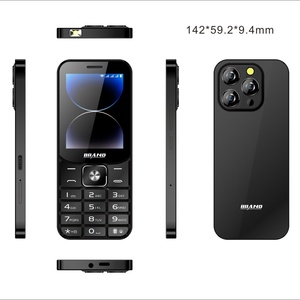 โทรศัพท์มือถือรุ่นใหม่ล่าสุด หน้าจอ LCD 2.8 นิ้ว ดีไซน์บางเฉียบ พร้อมปุ่มกด  โทรศัพท์สำหรับผู้สูงอายุ รองรับ 2G 2 ซิม GSM พร้อมเครื่องเล่น MP3 MP4 - Product Image 4