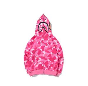 Sudadera con Capucha Completa Fenfa 2026 de Alta Calidad, Diseño Bapees Camuflaje Tiburón, 100% Algodón, Tallas XXS-6XL, Unisex, Ropa Urbana - Product Image 1