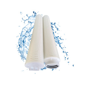 Élément filtrant à grand débit de 40 pouces, cartouche filtrante plissée en PP à haut débit avec prix fabricant - Product Image 1