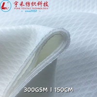 Tissu en maille jacquard scuba 300 GSM, extensible, respirant, teint, pour chaussures de plage et de fitness