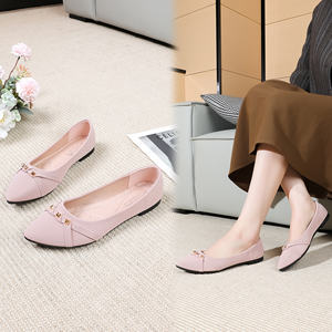 Mocassins à la mode pour dames Chaussures <span class=keywords><strong>bateau</strong></span> plates à enfiler Chaussures habillées élégantes - Product Image 4