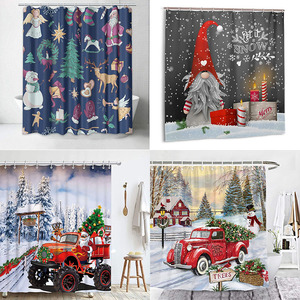 <span class=keywords><strong>Cortinas</strong></span> de baño peva impermeables personalizadas para niña, de diseño africano y americano, juegos de baño con cortina y alfombras 3D - Product Image 1