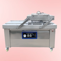 Machine d'emballage sous vide à double chambre pour l'emballage du maïs, du poisson, de la saucisse, de la nourriture pour poulet
