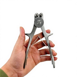 Alicates dobladores de varillas veterinarias de alta calidad para varillas de hasta 3.0-4.0 mm, hechos de acero inoxidable, herramientas quirúrgicas ortopédicas para columna vertebral - Product Image 1