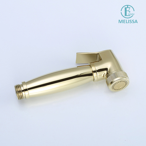 Латунный ручной угловой кран для душа Melissa gold, смеситель для унитаза, биде, распылитель, набор shattaf - Product Image 4