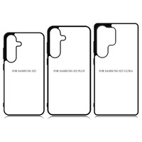 Coque de sublimation 2D vierge en TPU + PC avec plaque en aluminium pour Samsung Galaxy S25 S24 S23 Plus X Cover 7 M23 S26 Ultra