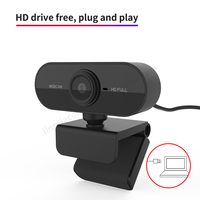 Webcam 1080p 2K Autofokus Usb Laptop Web Cam Panggilan Video Dengan Mikrofon untuk Konferensi Zoom Skype Facetime Laptop Desktop