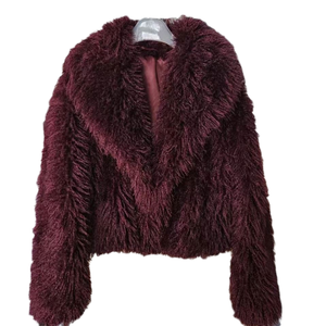 Abrigo Largo de Mujer para Otoño-Invierno, Novedad de Moda, Elegante y Holgado, Estilo Casual con Efecto Piel Sintética, Chaqueta Tejida de Manga Larga con Estampado de Oveja - Product Image 6