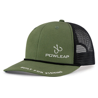 Sombrero de camionero de ala plana con logotipo personalizado con gorras de Sol de cuerda, gorra de cuerda de conductor de pesca para deportes al aire libre de verano con espalda de malla de cuerda
