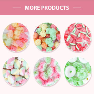 OEM vente en gros en vrac gélifiés à saveur de fruit sucré aigre bonbons secs bonbons collations saines - Product Image 5