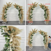 Nouvelle Arche Florale de Mariage DKB – Composition Artificielle en Fleurs de Corne et Soie pour Décoration d'Événements et de Mariages