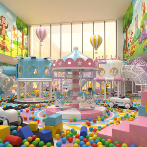 Aoleao Children's Macaron Themed <b>Indoor</b> Soft Play Foam Playground High Quality Commercial CE TUV Certified - Product Image 3