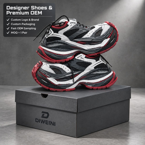 Chaussures de luxe pour hommes et femmes, haute qualité, noir, blanc, rouge, baskets de course, baskets de marche, baskets, zapatillas, neuves - Product Image 1