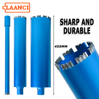LAANCI 25-300mm Forets diamantés turbo à segment diamanté soudé au laser pour béton, Scies cloches diamantées, Forets de perçage pour béton