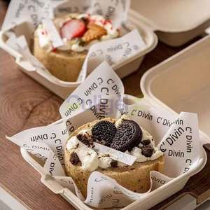 Wholesale Food Wrapping <b>Paper</b> Greaseproof Deli Hamburger Sandwich <b>Paper</b> <b>Sheet</b> Custom Food Grade Logo Printed <b>Wax</b> <b>Paper</b> - Product Image 2