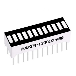 شاشة عرض LED فائقة السطوع بـ 10 أجزاء طراز Houkem-123010-BSR ذات أنود مشترك بلون أحمر فائق - Product Image 2