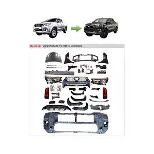 MUSUHA For Toyota 2005-2014 Hilux Vigo Upgrade To 2021 Rocco Body Kits Upgrade parts