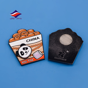 Longzhiyu 18 Năm Nhà Máy Tùy Chỉnh Kẽm Hợp Kim Mềm Men Tủ Lạnh Nam Châm Luân Lưu Niệm Tổ Chức Sự Kiện Quà Tặng Tủ Lạnh Nam Châm - Product Image 5