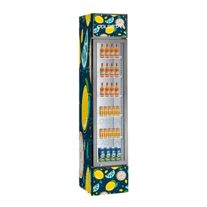 Réfrigérateur vertical de <span class=keywords><strong>boisson</strong></span> de réfrigérateur mince commercial <span class=keywords><strong>vitrine</strong></span> de <span class=keywords><strong>boisson</strong></span> froide à vendre - Product Image 2