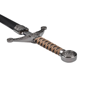 Espada celta Claymore de 41 pulgadas, estilo europeo, escocesa, irlandesa, gallega, medieval, de caballero, con hoja de acero 440ss sin afilar, réplica de arma real. - Product Image 4