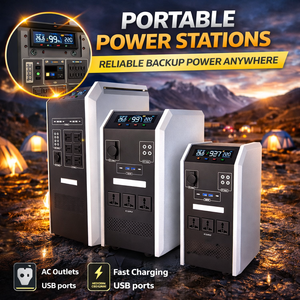<span class=keywords><strong>1000W</strong></span>/2000W/3000W純正弦波家庭用発電機、MPPTコントローラーと懐中電灯付きソーラーエネルギー貯蔵システム - Product Image 1