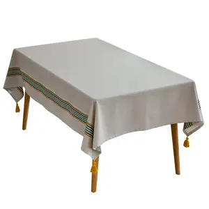 Manufacturer Rectangular Dinner No-wash Waterproof Oilproof Tablecloth Nordic Ins Check Printed PVC Table Clothes Table Cover