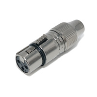 Adaptateur de microphone XLR mâle à 3 broches en cuivre plaqué or ABCCABLS, neuf, pour pistolet à aiguilles automobile, moule privé