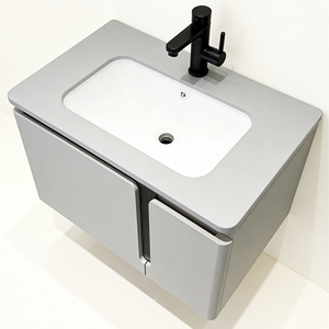 Meuble de salle de bain moderne YING BAO, meuble-vasque avec lavabo intégré, adapté à une utilisation personnalisée à la maison ou à l'hôtel - Product Image 3
