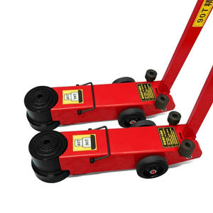 Hot Selling 80 Tonnen Eisen matte Höhe 40 60 Mm Chromed Pneumatic Hydraulic Bus Lift Air Floor Jack - Product Image 3