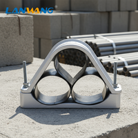 JGP Triple Core Aluminum Trefoil Cable Cleats Wire Rope Clip -40~180 30~210mm Fournitures Électriques