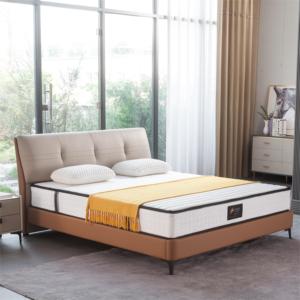 cheap mattress King Size Mattress 3D Air Mesh Hybrid European Design Pocket Spring Bed Mattress in a Box Hypo-allergenic