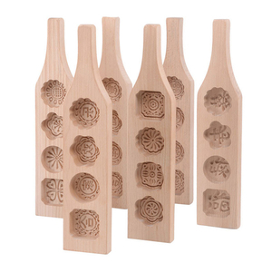 แม่พิมพ์ขนมไม้ C339 สำหรับทำขนมถั่วเขียว ไอซ์สกิน ฟองดองท์ และขนมไหว้พระจันทร์ ขายส่ง - Product Image 6