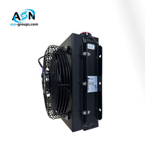 Ventilateur de radiateur à huile refroidi par air 12V CC, échangeur de chaleur, radiateur thermique à huile essentiel, <span class=keywords><strong>location</strong></span> pour les usines de fabrication, moteur de ventilateur - Product Image 5