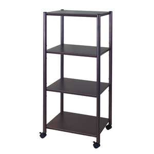 Étagère à 4 niveaux écologique (HL0333) – Installation rapide et facile, pliable, amovible, durable pour salle de bain et garage intérieurs - Product Image 1